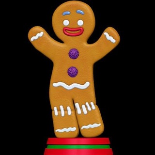 gingerbread man - shrek sillytoys 3d print model - Mito3D
