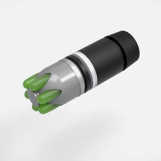 colle grenade batman Arkham origines verre 3d print model - Mito3D