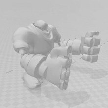 portero blitzcrank liga leyendas impresión Listo 3d modelo 3d print model - Mito3D