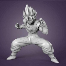 Goku Dragão bola estatueta impressão pronto 3d modelo cheriloyet 3d print model - Mito3D