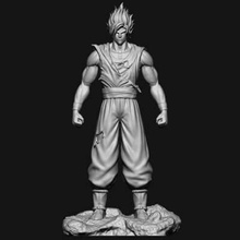 goku super saiyan v2 dragonball print ready 3d model character real life version 2 include shirt stl - have 3 printingv1 parts printing bodyfull gokubase bodyfull- head v3 8 body handl handr armr arml legs size x 1226 mm y 280 z 537 color just best reviewing not file 3dprint hope you like it if any question problem change scale missing files something else please contact me 3d print model - Mito3D