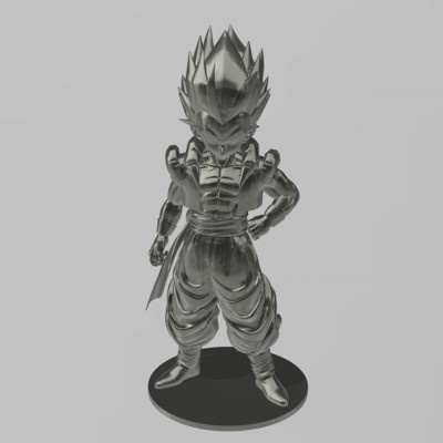 gotenks - 3d print model by moogar 3d print model - Mito3D