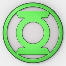 vert lanterne emblème impression prêt 3d modèle 3d print model - Mito3D