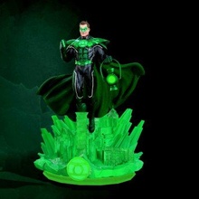verde lanterna escultura impressão pronto 3d modelo doer amanhecer 3d print model - Mito3D