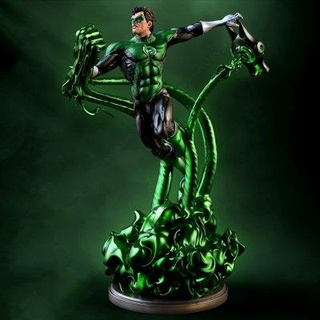 verde lanterna scultura l 39 henné in più 3d print model - Mito3D