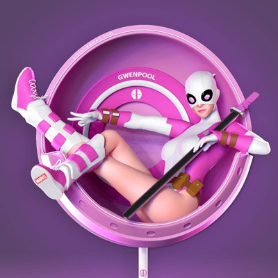 gwenpool print ready 3d model gwendolyn gwen poole also known fictional character appears comic books published marvel comicsi have divided individual parts make easy printing - obj stl files zbrush original ztl you customize like version 10 thanks so much viewing my hope guys her we receive support our dear customers 3D print model - Mito3D
