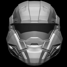 aréola comando capacete impressão pronto 3d modelo 3d print model - Mito3D