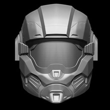 aréola azar capacete impressão pronto 3d modelo 3d print model - Mito3D