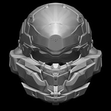 halo locus helmet print ready 3d model 3d print model - Mito3D