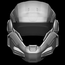 Halo marque casque impression prêt 3d modèle 3d print model - Mito3D