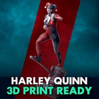 Harley Quinn Kaladrasch 3d print model - Mito3D