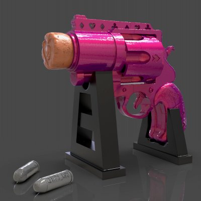 Harley Quinn tabanca Yazdır hazır 3d model Paburoviii 3D print model - Mito3D