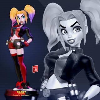 Harley Quinn stilize 3d Yazdır model doğmuş Nguyen 3d print model - Mito3D