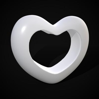 kalp delik 3d Yazdır model almak ölü eğlence 3d print model - Mito3D