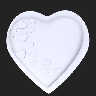kalp şekilli kek 3d Yazdır model almak ölü eğlence 3d print model - Mito3D