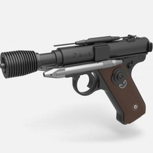 heavy blaster pistol dt-12 star wars - print ready 3d model cosplayitemsrock 3d print model - Mito3D