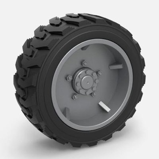 lourd équipement roue 1 25 cosplayitemsrock 3d print model - Mito3D