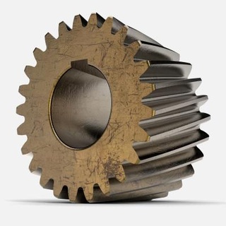 helical gear 3dsldworks 3d print model - Mito3D