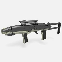 herói MACO partícula rifle Estrela caminhada empreendimento impressão pronto 3d modelo 3d print model - Mito3D