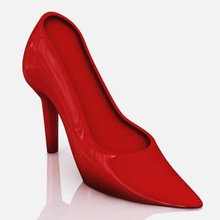 high heeled shoe door stopper free print ready 3d model 3d print model - Mito3D