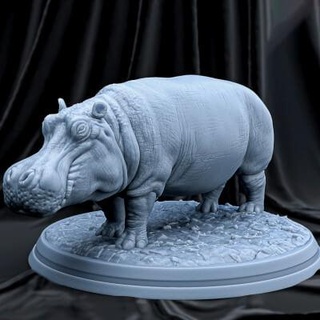 hippopotamus 3d print model ydstudio96 3d print model - Mito3D