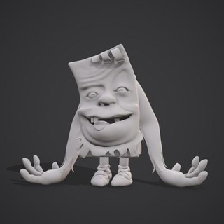 horreur personnage 3d impression modèle morte divertissement 3d print model - Mito3D