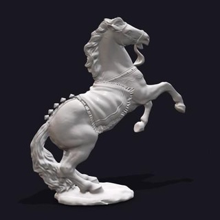 cavalo resistir figura 3d impressão modelo pegue morto entretenimento 3d print model - Mito3D
