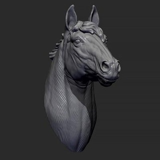 cheval crinière 3d impression modèle guninnik81 3d print model - Mito3D