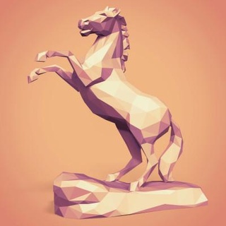horse statue ocstard 3d print model - Mito3D