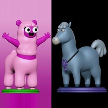 cavallo wammawink centaurworld Stampa pronto 3d modello stupidi giocattoli 3d print model - Mito3D