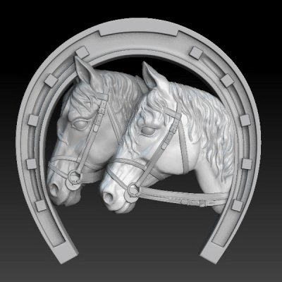 horseshoe - print ready 3d model asoros 3D print model - Mito3D