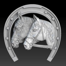 ferro cavallo Stampa pronto 3d modello asoro 3d print model - Mito3D