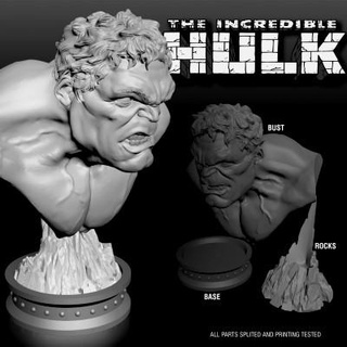 hulk fracasso 3d impressão modelo 3dprintmodel91 3d print model - Mito3D