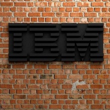 IBM Logo drucken bereit 3d Modell waelmoussa 3d print model - Mito3D
