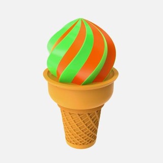 ice cream 3dsldworks 3d print model - Mito3D