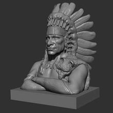 indian statue print ready 3d model 3d print model - Mito3D