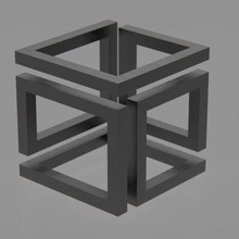 infinity cube print ready 3d model 3d print model - Mito3D
