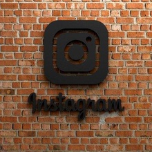 instagram logo impression prêt 3d modèle waelmoussa 3d print model - Mito3D