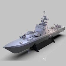iraniano míssil navio guerra impressão pronto 3d modelo Paburoviii 3d print model - Mito3D