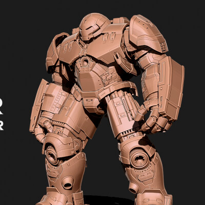 eisen hulkbuster rüstung 3d modell by druckhub 3D print model - Mito3D