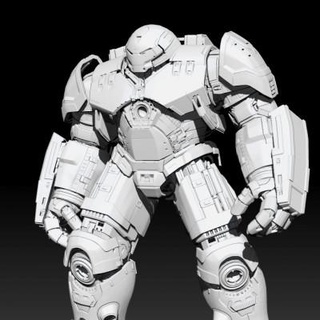 hierro hombre Hulkbuster armadura 3d impresión modelo ahrs12 3d print model - Mito3D