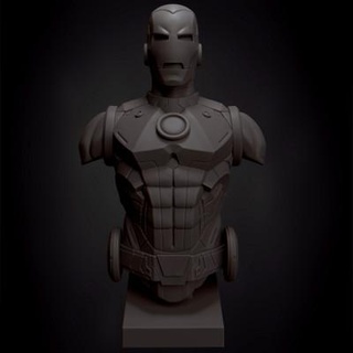 iron man bust - 3d print model rfcoomp  3d print model - Mito3D