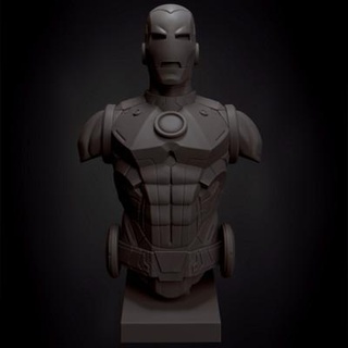 iron man bust - 3d print model rfcoomp 3d print model - Mito3D