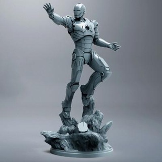 hierro hombre maravilla 3d impresión modelo 3dprintmodel91 3d print model - Mito3D