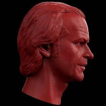 jack torrance - nicholson head print ready 3d model brkhy 3d print model - Mito3D