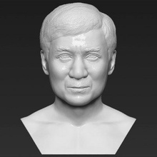 jackie chan bust print ready 3d model here printing current size 5 cm height but you free scale it zip file contains obj stl created zbrushif have any questions please don't hesitate contact me respond asap encourage check my other celebrity models 3d print model - Mito3D