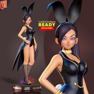 jade bunny - dragon quest fanart 3d print model sinh nguyen  3d print model - Mito3D