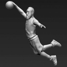 james harden figure print ready 3d model here printing not scaled so you have adjust size want also mount printed figurine some kind base ensure proper standing zip file contains obj stl created zbrush 3d print model - Mito3D