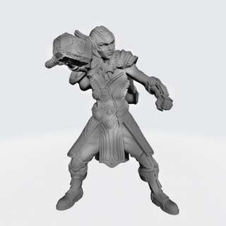 Jane adotivo Thor 3d impressão modelo 3dprintmodel91 3d print model - Mito3D