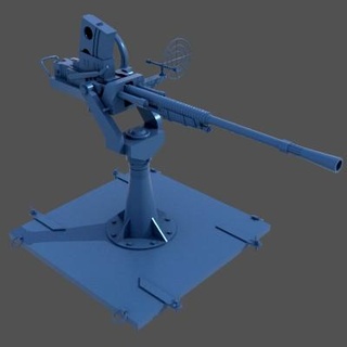 japanese type96 25mm at-aa 1 4 scale carlo cestra 3d print model - Mito3D